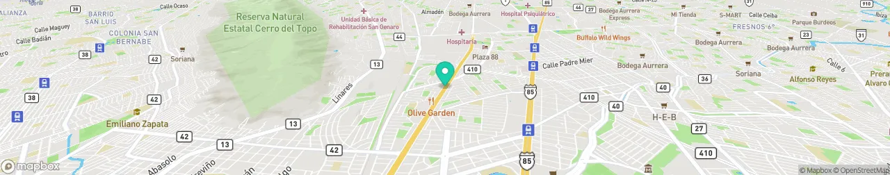 borne de recharge sur la carte