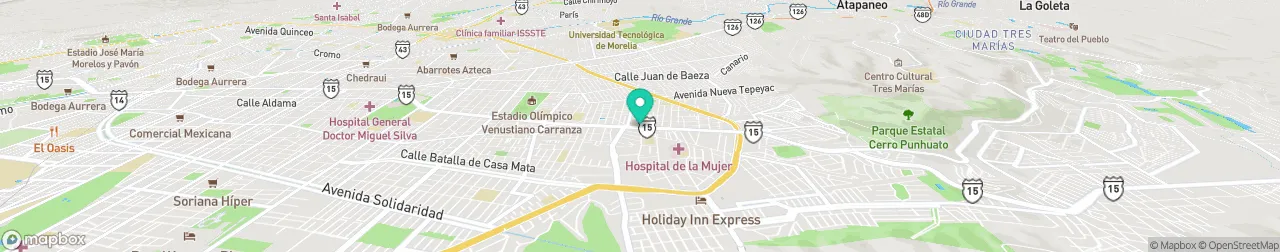 borne de recharge sur la carte