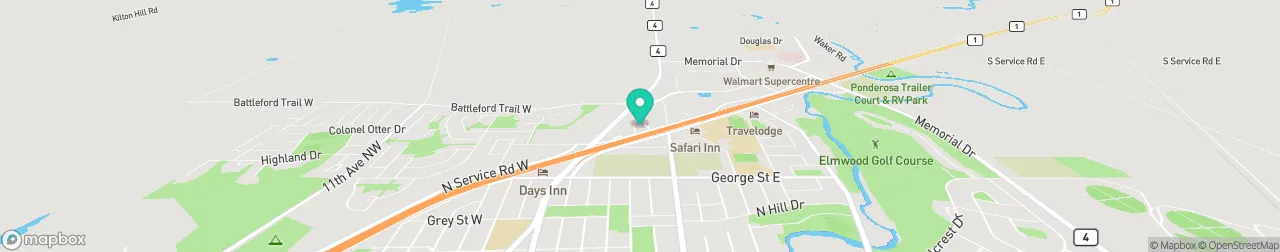 borne de recharge sur la carte