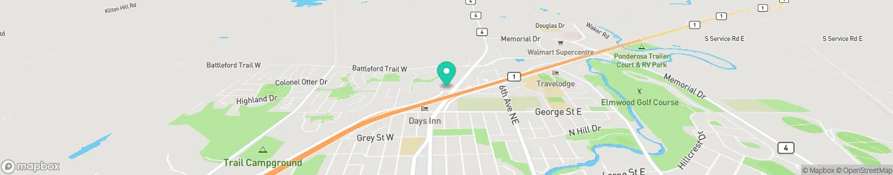 borne de recharge sur la carte