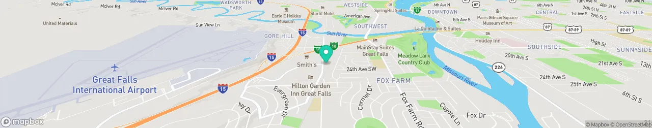 borne de recharge sur la carte