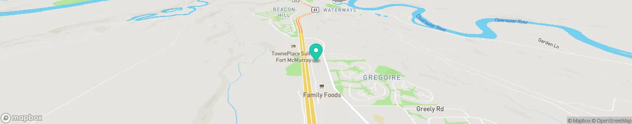 borne de recharge sur la carte