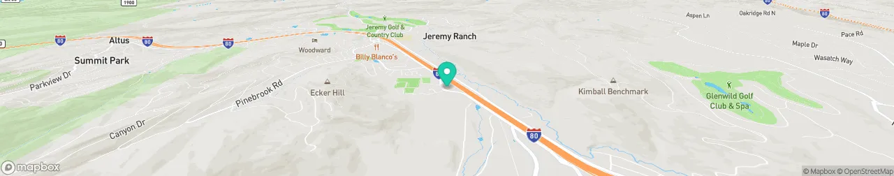 borne de recharge sur la carte