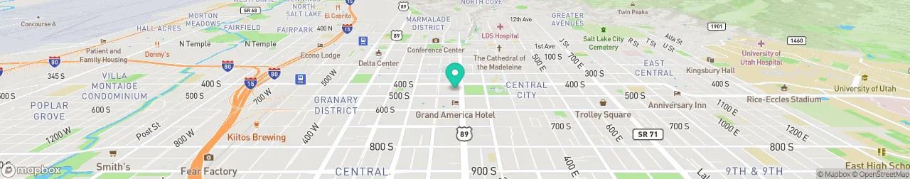 borne de recharge sur la carte