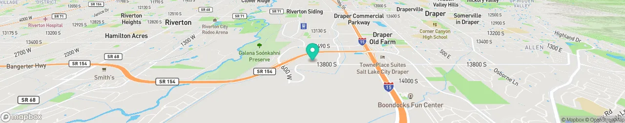 borne de recharge sur la carte