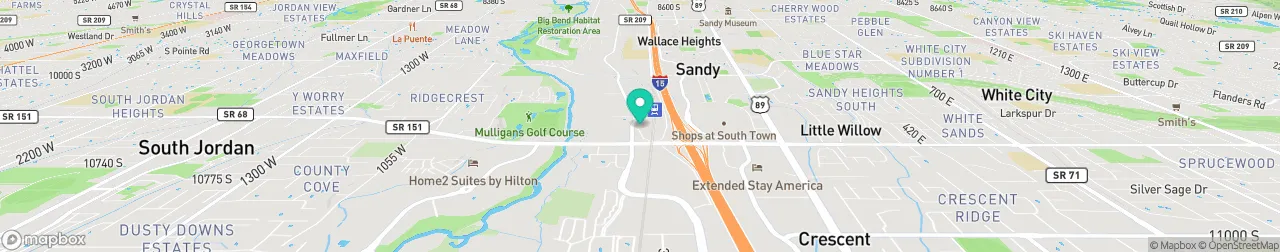 borne de recharge sur la carte