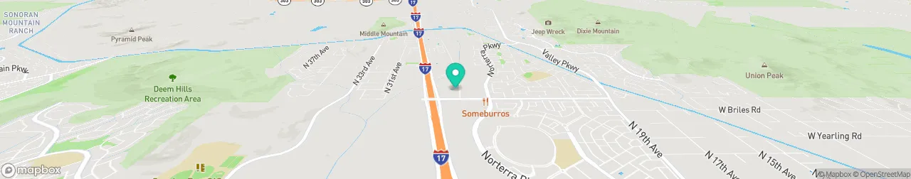 borne de recharge sur la carte