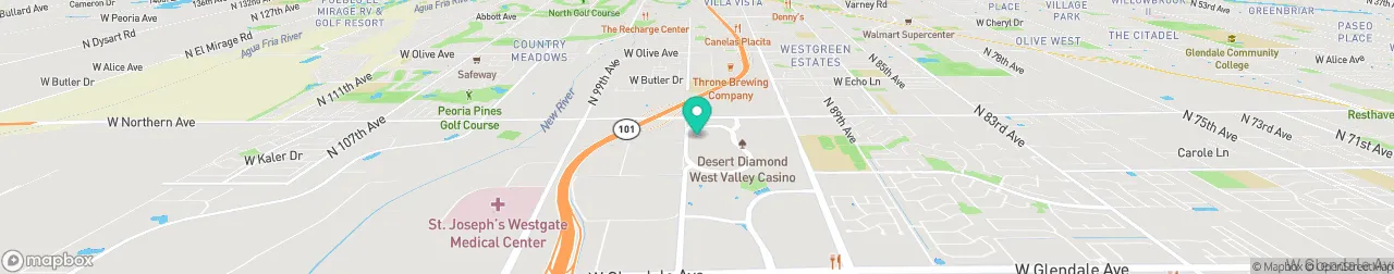 borne de recharge sur la carte