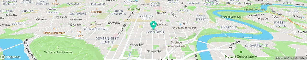 borne de recharge sur la carte