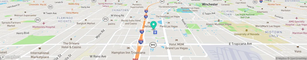 borne de recharge sur la carte