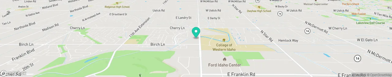 borne de recharge sur la carte