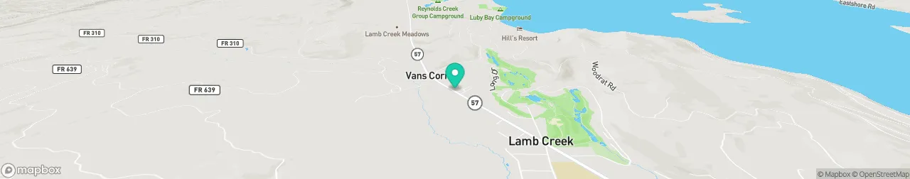 borne de recharge sur la carte