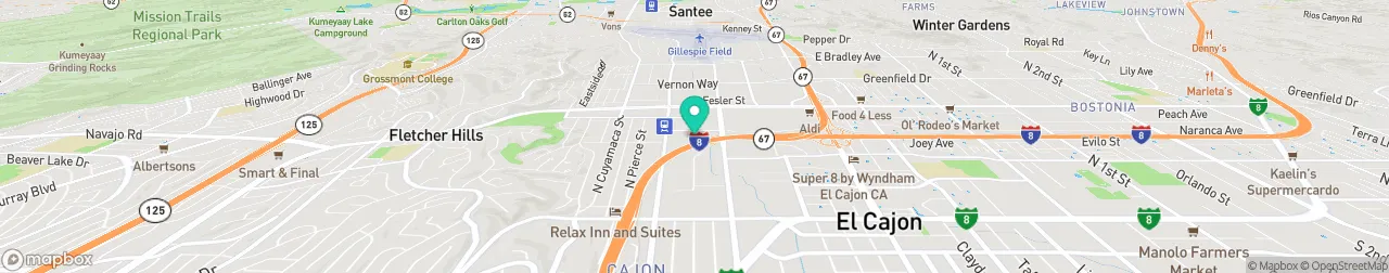 borne de recharge sur la carte