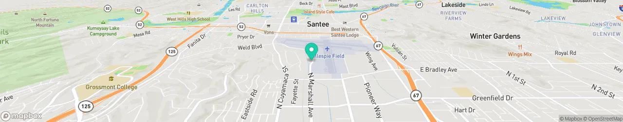 borne de recharge sur la carte