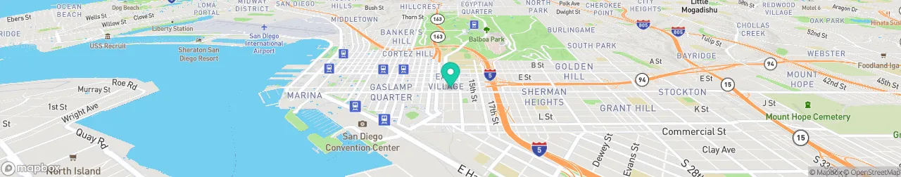 borne de recharge sur la carte