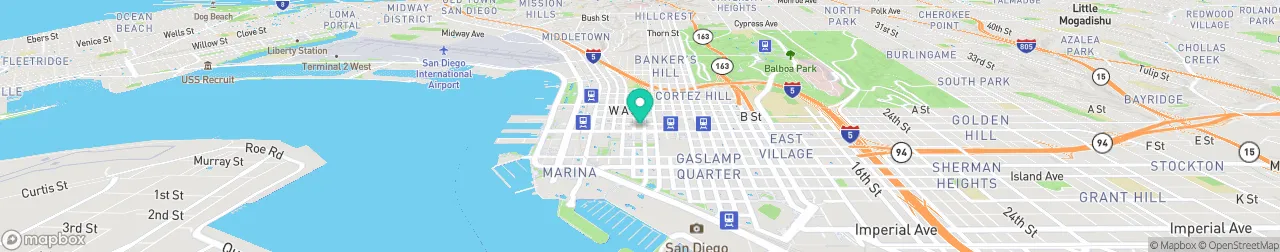 borne de recharge sur la carte