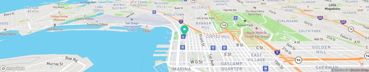 borne de recharge sur la carte