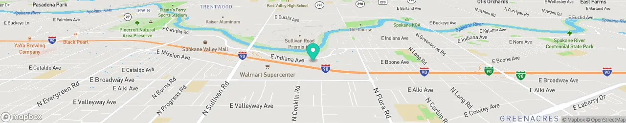 borne de recharge sur la carte