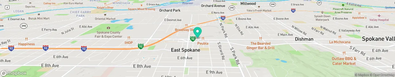 ev charging station on the map