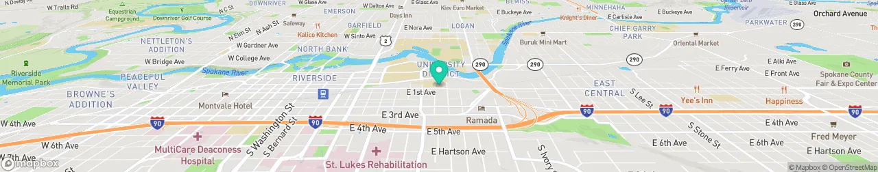 borne de recharge sur la carte