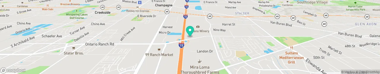 borne de recharge sur la carte