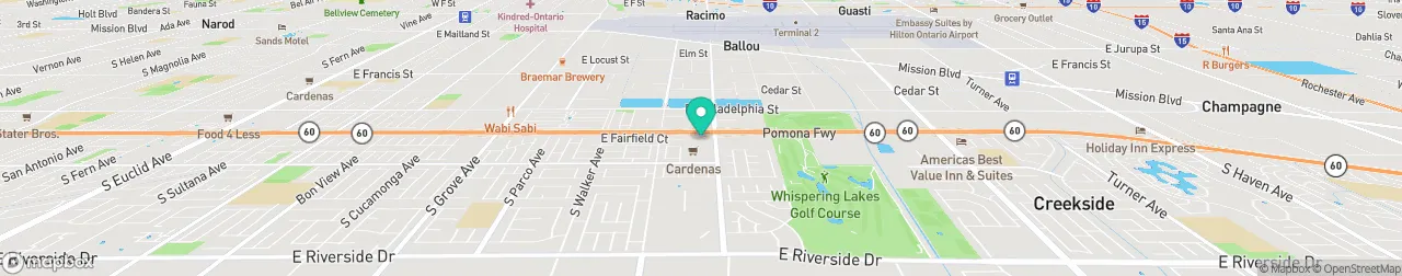 ev charging station on the map