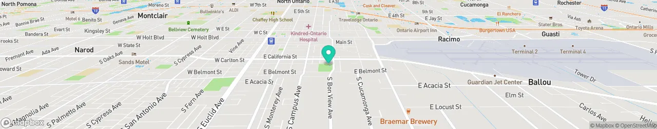 borne de recharge sur la carte