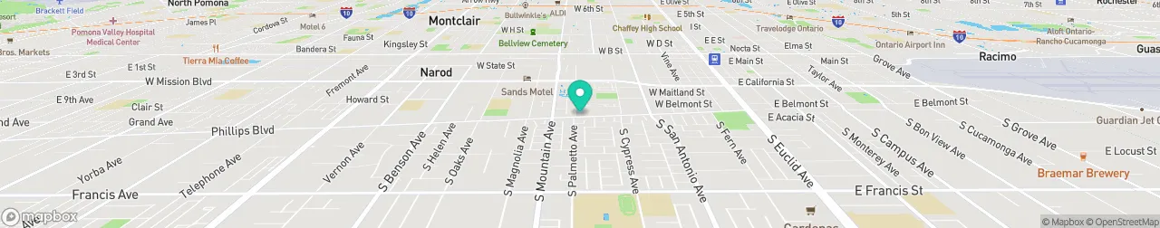 borne de recharge sur la carte