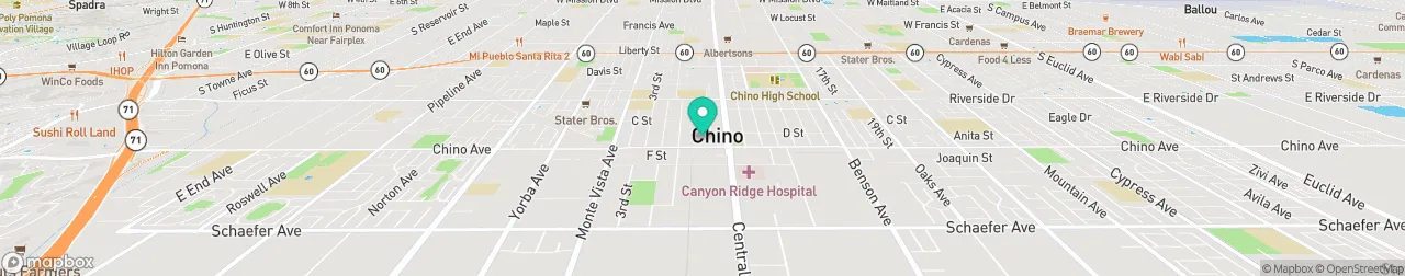 borne de recharge sur la carte