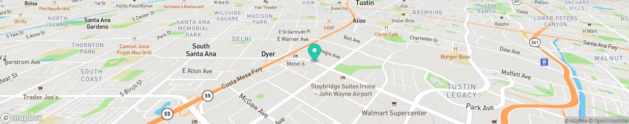 borne de recharge sur la carte