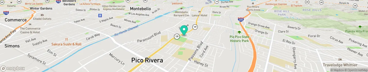 borne de recharge sur la carte