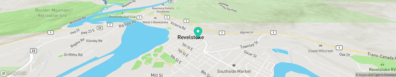 borne de recharge sur la carte