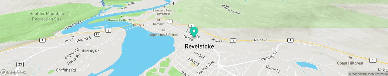 borne de recharge sur la carte