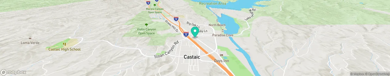 borne de recharge sur la carte