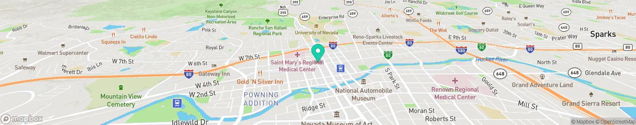 borne de recharge sur la carte