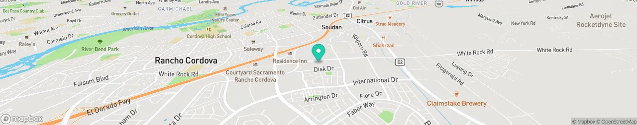 borne de recharge sur la carte