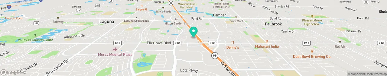 ev charging station on the map