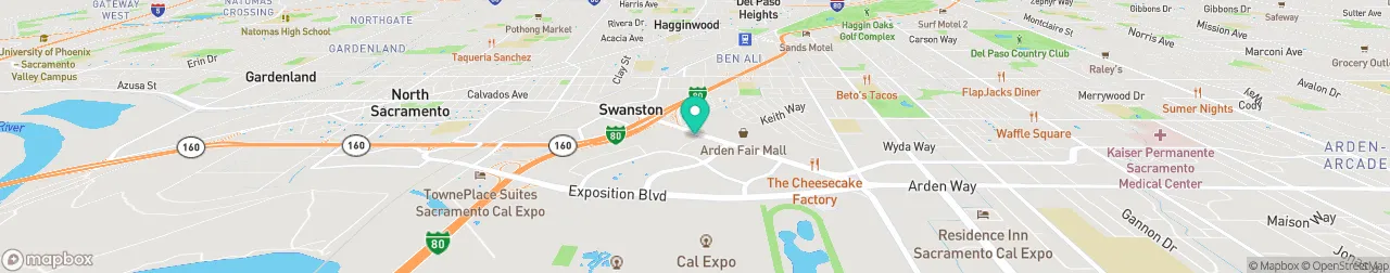 borne de recharge sur la carte