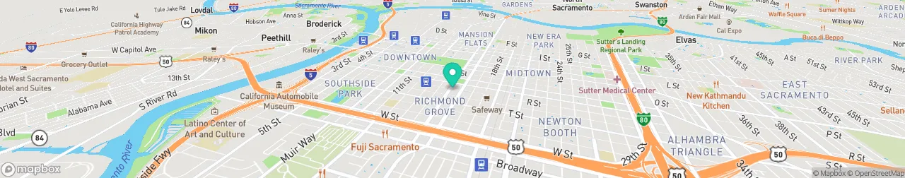 borne de recharge sur la carte