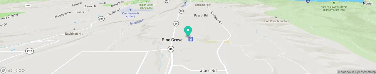 borne de recharge sur la carte