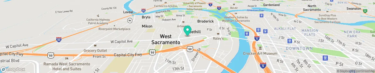 ev charging station on the map