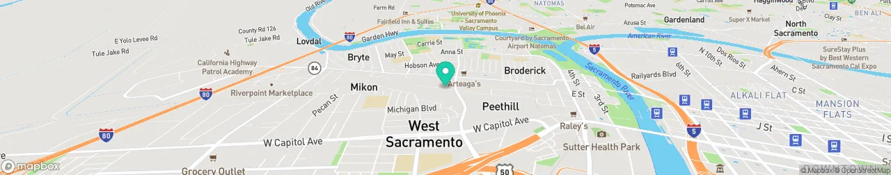 borne de recharge sur la carte