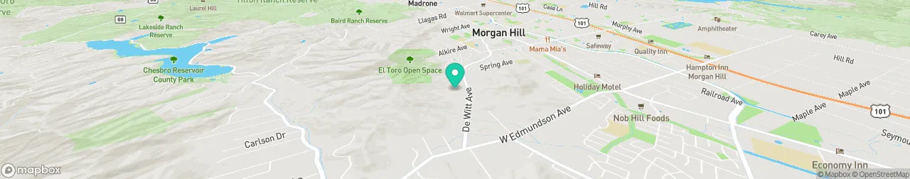 borne de recharge sur la carte