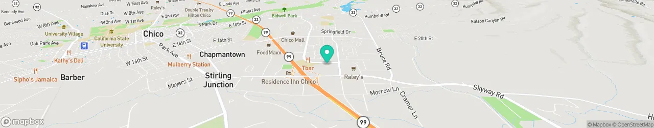 borne de recharge sur la carte