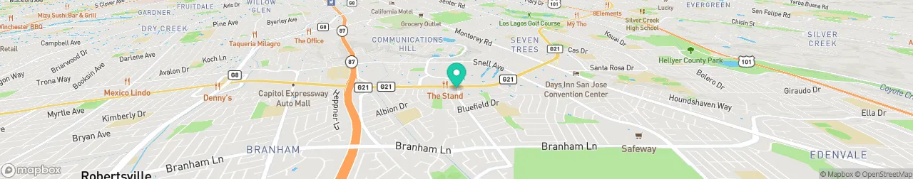 borne de recharge sur la carte