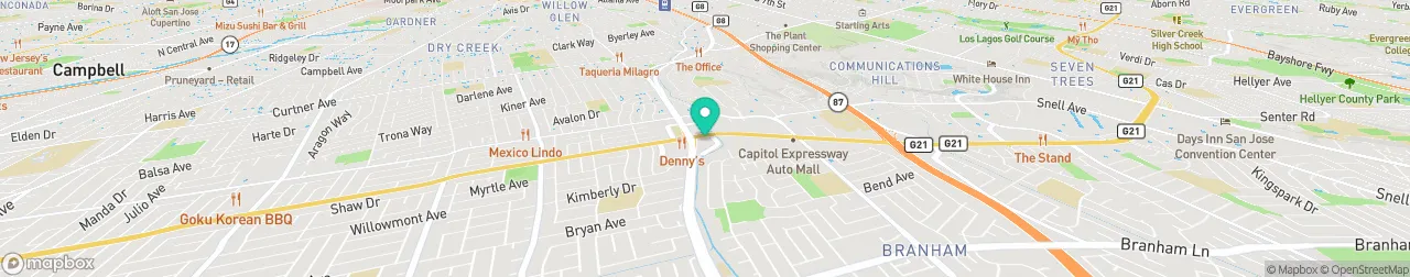 ev charging station on the map