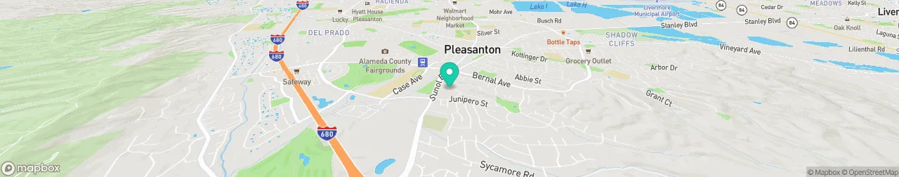 borne de recharge sur la carte