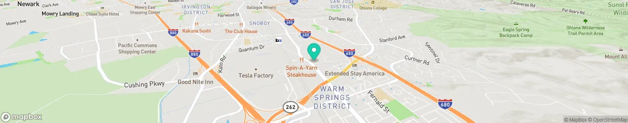 borne de recharge sur la carte