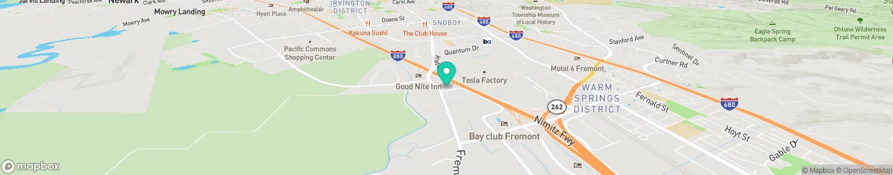 ev charging station on the map