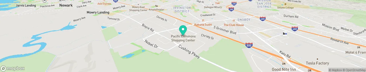 ev charging station on the map